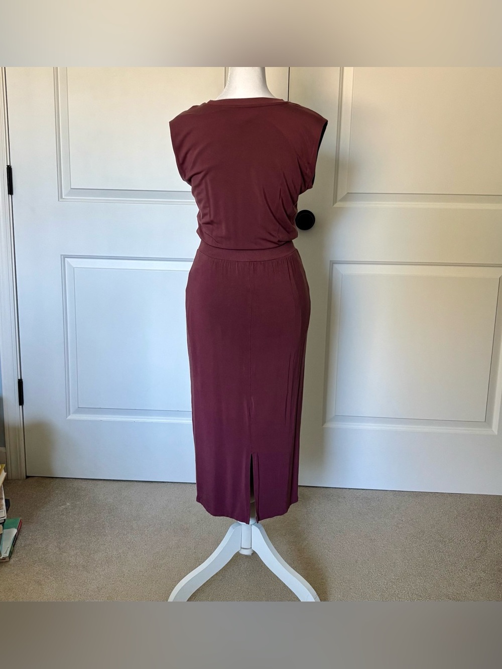 Athleta Santorini Cinch Knit Midi Dress - Picture 4 of 8